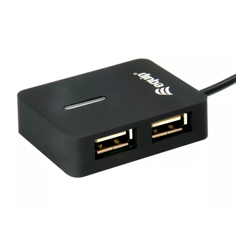 Equip 128952 rozbočovač USB 2.0 480 Mbit/s čierny