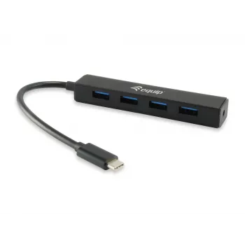 Equip 128954 rozbočovač USB 3.2 Gen 1 (3.1 Gen 1) Type-C 5000 Mbit/s čierny
