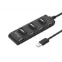 Equip 7-portový USB 2.0 hub, USB 2.0, USB 2.0, 480 Mbit/s, čierny, Čína, CE, RoHS