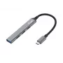 USB hub Equip 4-portový USB 3.0/2.0 hub USB-C