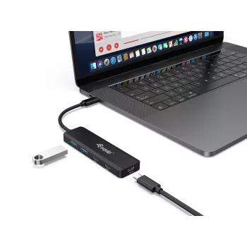 Equip USB-C 4-portový USB 3.2 Gen 1 hub, USB-C x 2, USB-A x 2