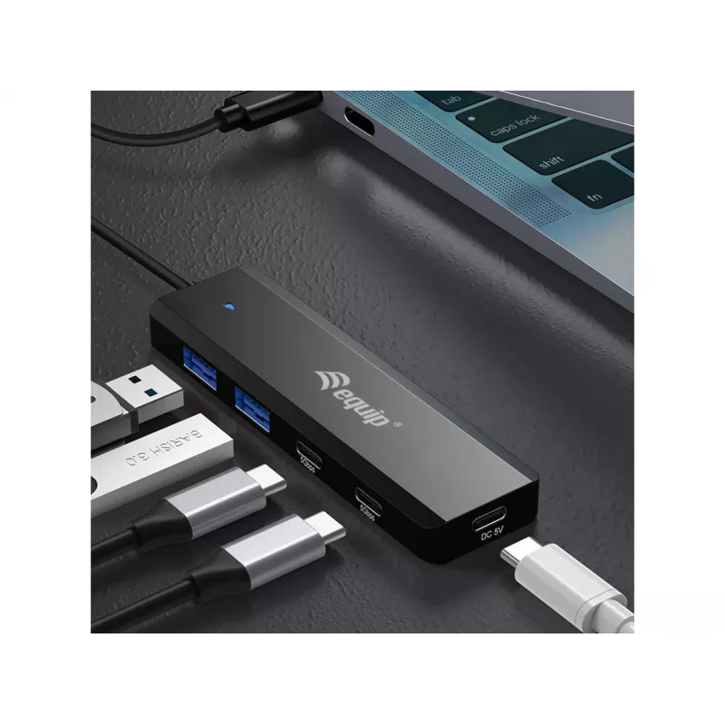 Equip USB-C 4-portový USB 3.2 Gen 1 hub, USB-C x 2, USB-A x 2