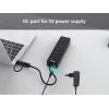 USB hub Equip 7-portový USB 3.2 Gen 1 hub s napájacím zdrojom