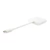 USB Type-C na HDMI konektor samica/USB A konektor samica/PD adaptér Equip 133461