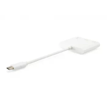 USB Type-C na HDMI konektor samica/USB A konektor samica/PD adaptér Equip 133461