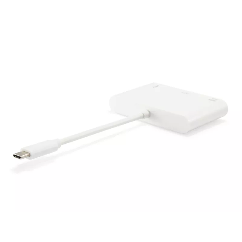USB Type-C na VGA konektor samica/USB A konektor samica/PD adaptér Equip 133462