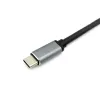 Equip USB-C 4-in-1 Dual-HDMI adaptér, USB 3.2 Gen 1 (3.1 Gen 1) Type-C, strieborný, 4K Ultra HD, 30 Hz, HDMI, hliník