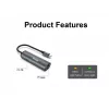 Equip USB-C na RJ45 gigabitová sieť + PD adaptér USB Type-C 100W
