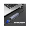 Equip USB-C na RJ45 gigabitová sieť + PD adaptér USB Type-C 100W