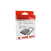 Equip 133488 adaptér 3 v 1 USB-C na HDMI / USB-A / USB PD, USB 3.2 Gen 1 (3.1 Gen 1), 4K/60 Hz, 100 W PD, hliník, čierno-sivý