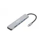 Equip USB-C 7-in-1 multifunkčný adaptér, HDMI 4K/60Hz, USB 3.2 Gen1 x3, TF/Micro SD, 100W USB PD