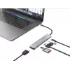 Equip USB-C 7-in-1 multifunkčný adaptér, HDMI 4K/60Hz, USB 3.2 Gen1 x3, TF/Micro SD, 100W USB PD