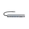 Equip USB-C 7-in-1 multifunkčný adaptér, HDMI 4K/60Hz, USB 3.2 Gen1 x3, TF/Micro SD, 100W USB PD