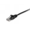 Equip Cat.6 U/UTP patch kábel, 10m, čierny, 10 m, Cat6, U/UTP (UTP), RJ-45, RJ-45, čierny