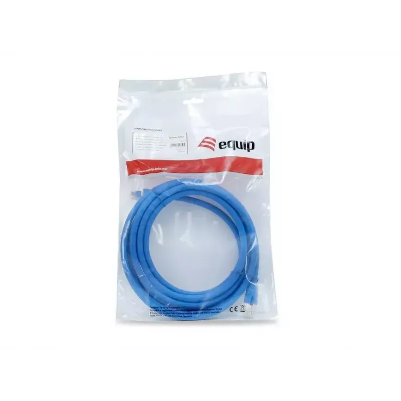 Equip Cat 8.1 S/FTP (PIMF) patch kábel, LSOH, 0,5 m, modrá