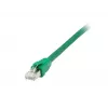 Equip Cat 8.1 S/FTP (PIMF) patch kábel, LSOH, 1,0 m, zelená