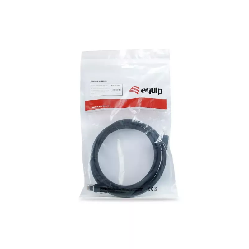 Equip Cat 8.1 S/FTP (PIMF) patch kábel, LSOH, 0,5 m, čierna