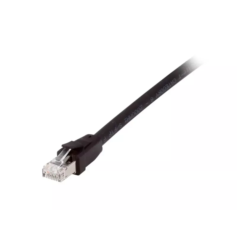 Equip Cat 8.1 S/FTP (PIMF) patch kábel, LSOH, 3,0 m, čierna