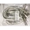 Equip Cat.6A Platinum S/FTP patch kábel, sivý, 0,5 m, 10 ks/balenie
