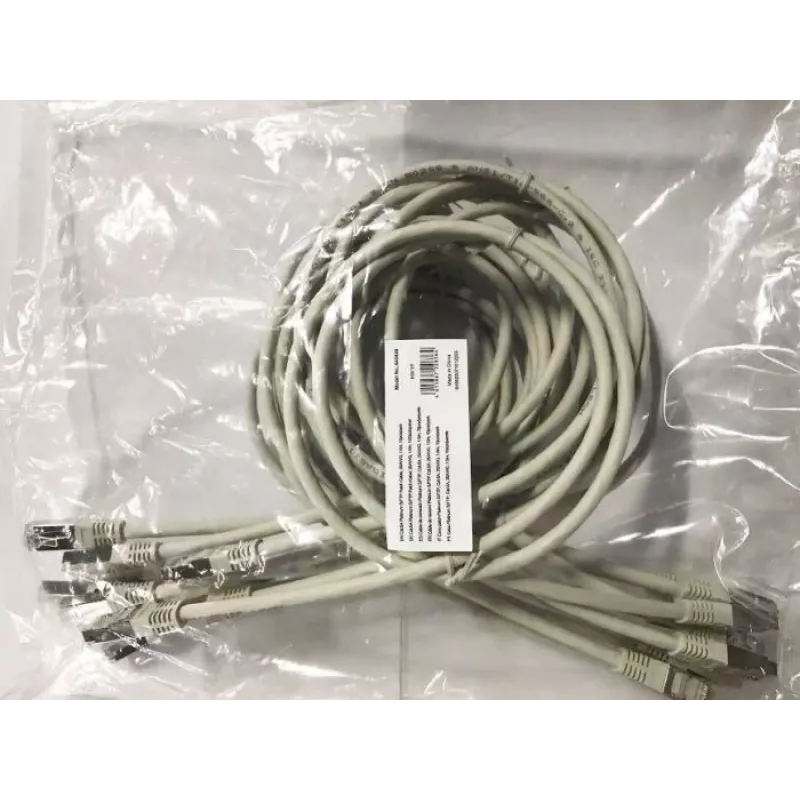 Equip Cat.6A Platinum S/FTP patch kábel, sivý, 1,0 m, 10 ks/balenie