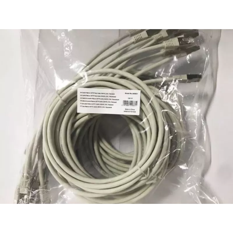 Equip Cat.6A Platinum S/FTP patch kábel, sivý, 2,0 m, 10 ks/balenie