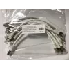 Equip Cat.6A Platinum S/FTP patch kábel, biely, 0,25 m, 10 ks/balenie