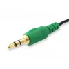Equip audio rozbočovací kábel, čierny, 3,5 mm, 2 x 3,5 mm, konektor samica, konektor samec, polyvinylchlorid (PVC)