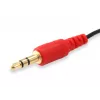 Equip audio rozbočovací kábel, čierny, 3,5 mm, 2 x 3,5 mm, konektor samica, konektor samec, polyvinylchlorid (PVC)