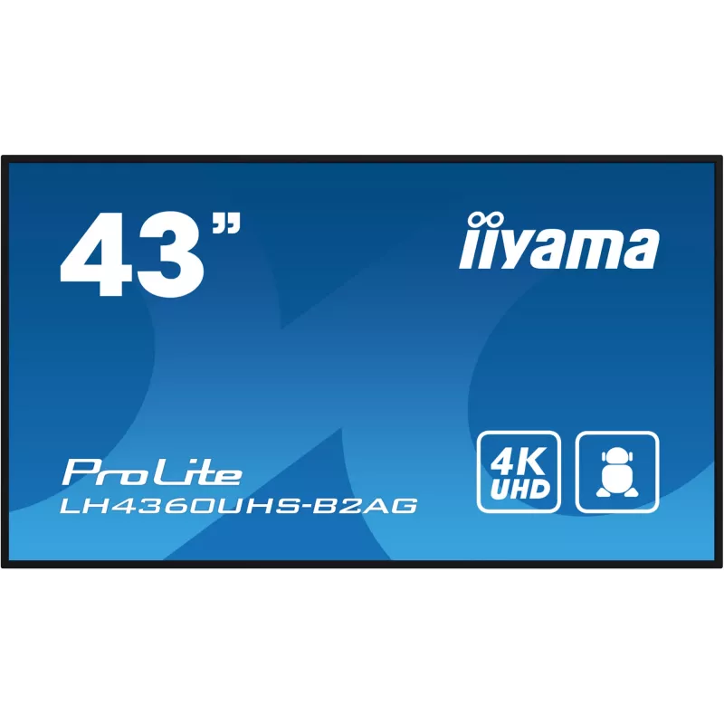 iiyama ProLite LH4360UHS-B2AG 43-palcový 4K UHD reklamný displej