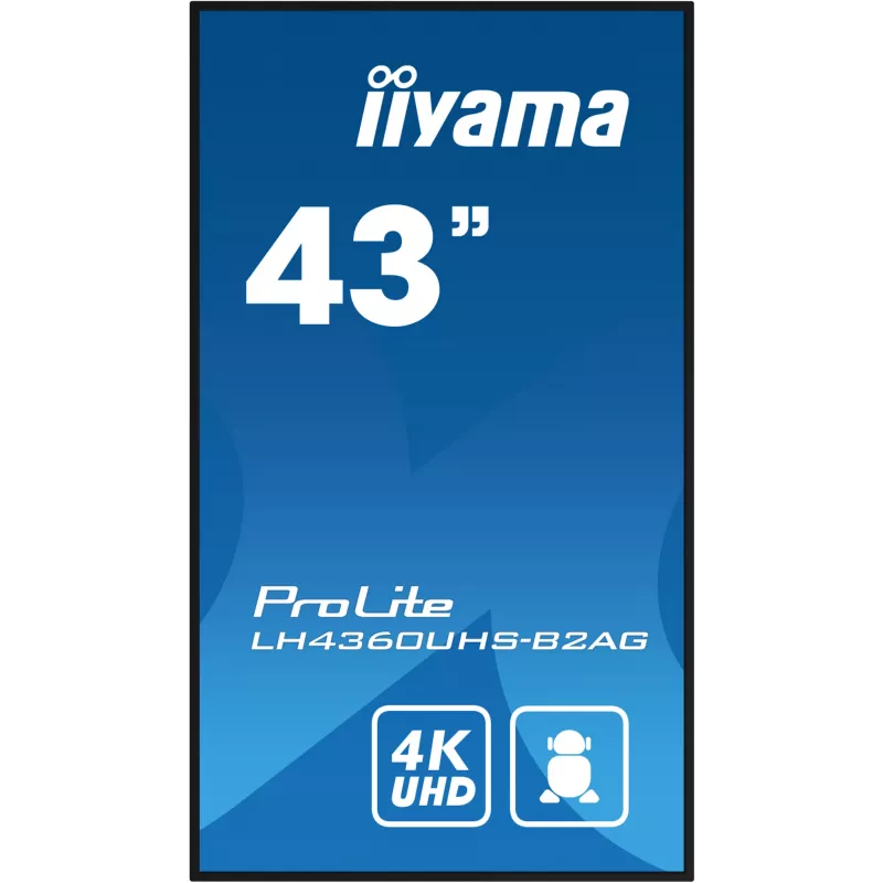 iiyama ProLite LH4360UHS-B2AG 43-palcový 4K UHD reklamný displej