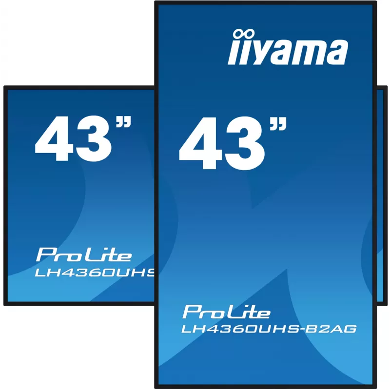 iiyama ProLite LH4360UHS-B2AG 43-palcový 4K UHD reklamný displej