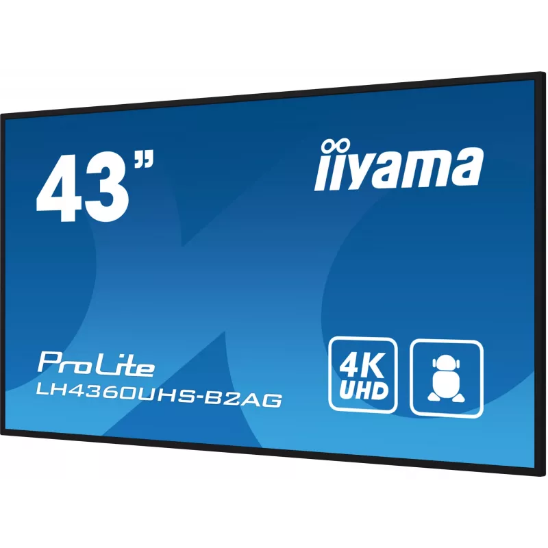 iiyama ProLite LH4360UHS-B2AG 43-palcový 4K UHD reklamný displej