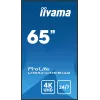 iiyama LH6541UHS-B1AG signage displej 163,8 cm (64,5 inch) LCD 500 cd/m² 4K Ultra HD čierna 24/7