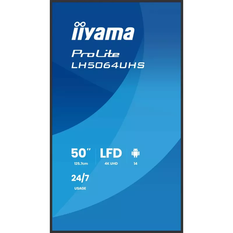 Digitálny signage plochý panel iiyama LH5564UHS-B1AG 55
