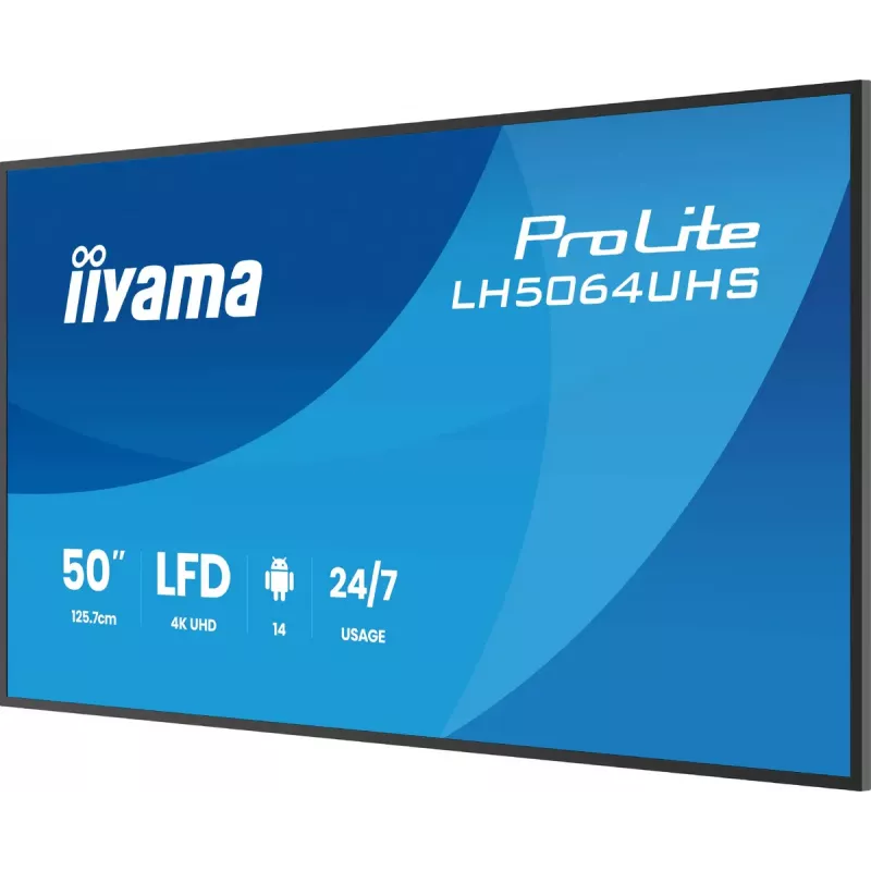 Digitálny signage plochý panel iiyama LH5564UHS-B1AG 55