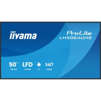 Digitálny signage plochý panel iiyama LH7564UHS-B1AG 75