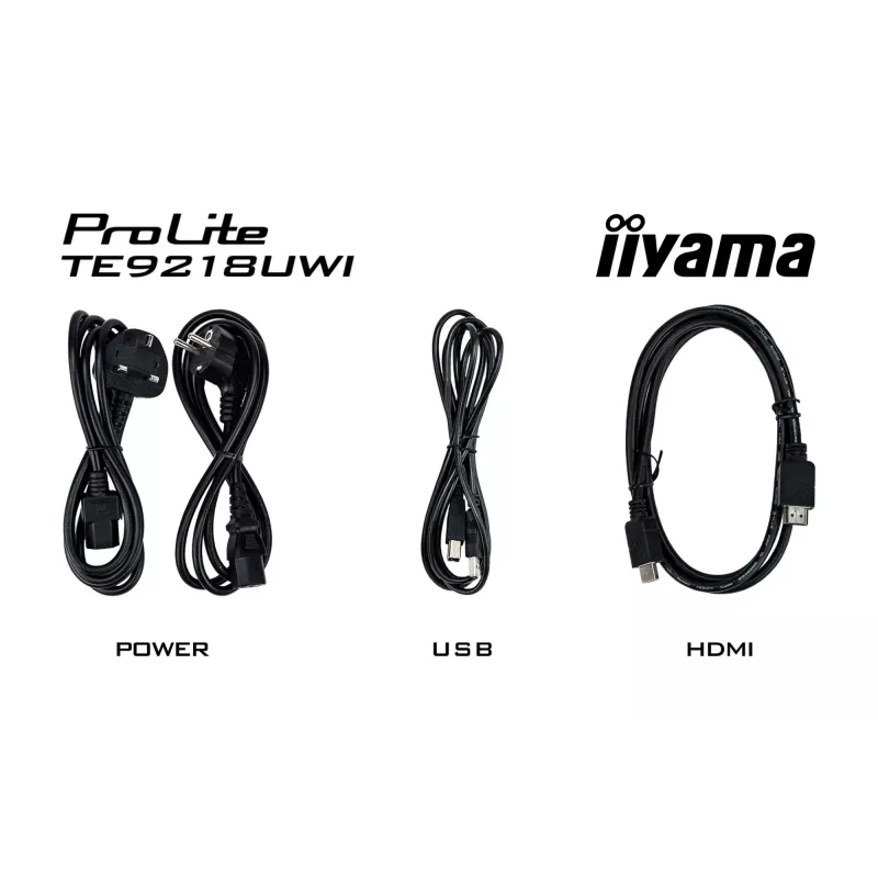 iiyama TE9218UWI-B1AG signage displej kiosk dizajn 2,32 m (91,5 inch) LED Wi-Fi 500 cd/m² 5K Ultra HD čierna dotyková obrazovka integrovaný procesor Android 16/7