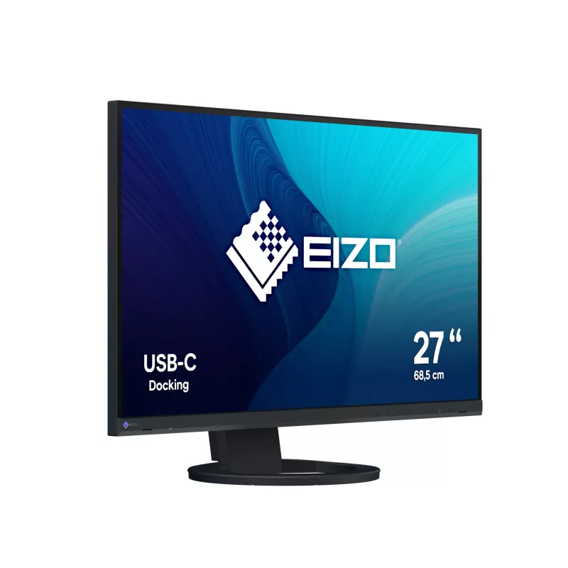 EIZO FlexScan EV2720S-BK počítačový monitor 68,6 cm (27 inch) 2560 x 1440 pixelov Quad HD LCD čierny