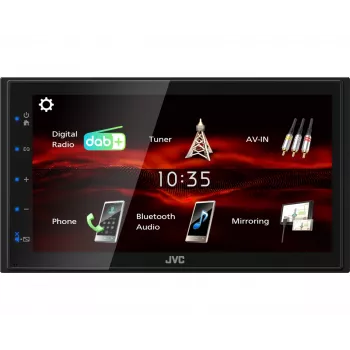 JVC KW-M180DBT autorádio čierne 180 W Bluetooth