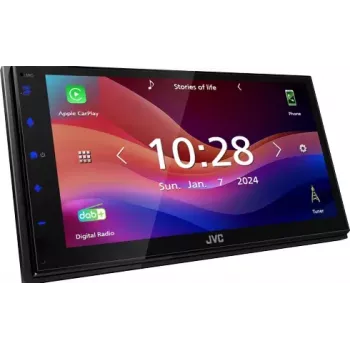 JVC KW-M595DBT autorádio čierne Wi-Fi 22 W Bluetooth