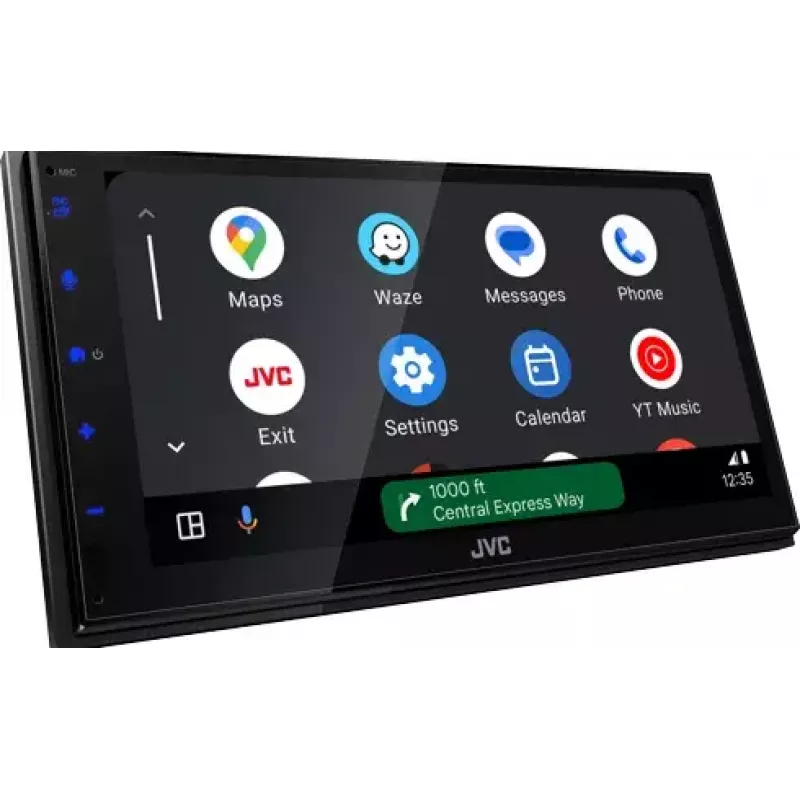 JVC KW-M595DBT multimediálny autorádio prijímač 2 DIN, 6,8-palcový dotykový displej, DAB+, Apple CarPlay, Android Auto, Wi-Fi, 22 W, čierny
