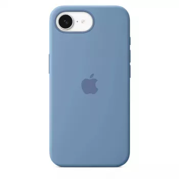 APPLE iPhone 16E – silikónové puzdro – Winterblau (MD3Q4ZM/A)