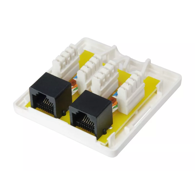 Nadomietková zásuvka Equip 2-port Cat.6 235214