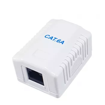 Sieťová zásuvka Equip 235215 Cat6a biela 54 mm x 39 mm x 29,5 mm