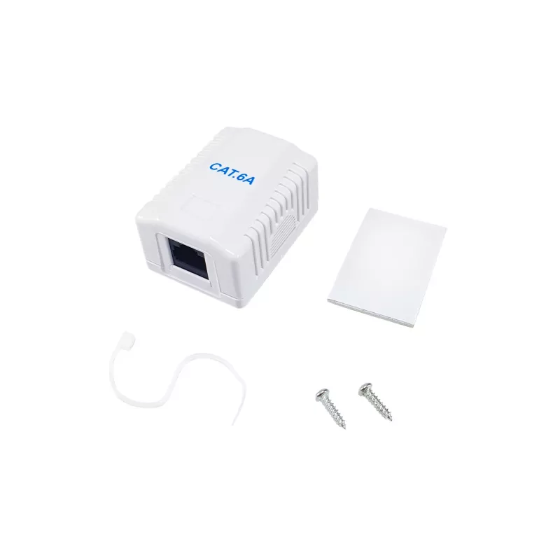 Sieťová zásuvka Equip 235215 Cat6a biela 54 mm x 39 mm x 29,5 mm