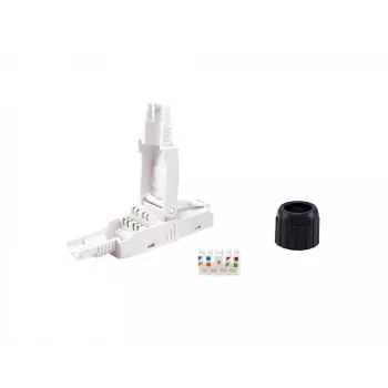 Equip Cat.6 bez nástroja RJ45 konektor samec, 5 ks/set