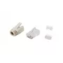 Equip Cat.6A RJ45 sada konektorov 100 ks transparentná biela