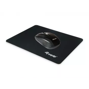 Equip podložka pod myš, čierna, jednofarebná, nylon, guma, protišmyková spodná strana