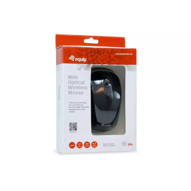Equip mini optická bezdrôtová RF myš