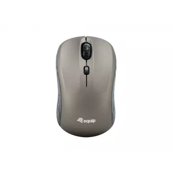 Equip mini optická bezdrôtová myš, obojručná, optická, RF bezdrôtová, 1600 DPI, sivá